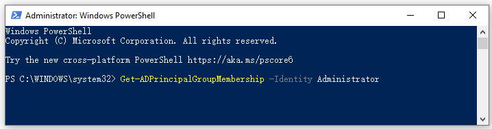 få alle gruppemedlemskaber til Administrer ved hjælp af PowerShell