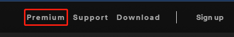 klik på Premium