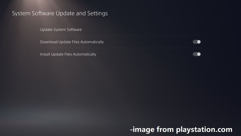 systeemsoftware-update en instellingen
