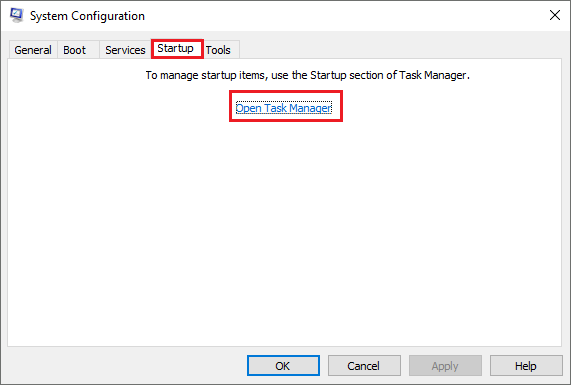   Åbn Task Manager
