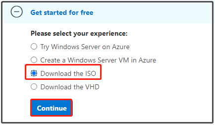 klik op Download de ISO