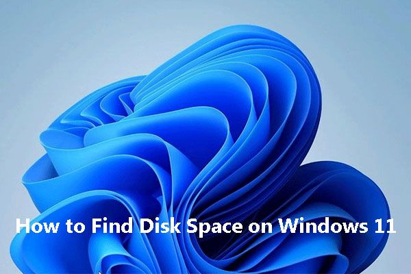 vind schijfruimte op Windows 11 thumbnail