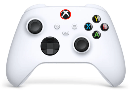 натиснете бутона Xbox