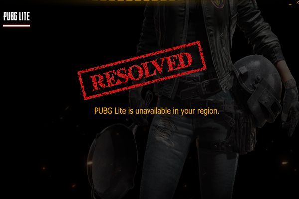 pubg lite is niet beschikbaar in de miniatuur van uw regio