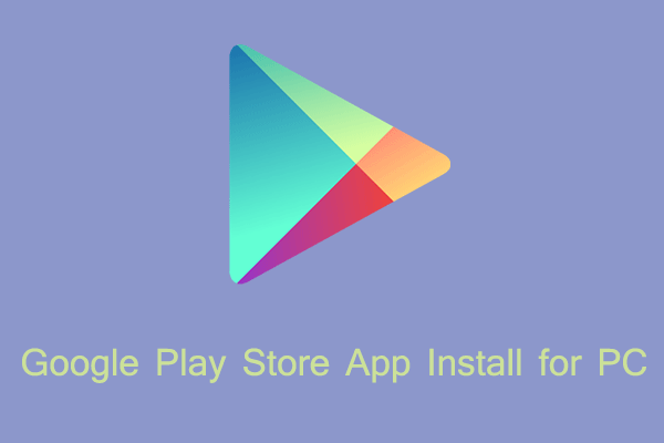 Инсталиране на приложението google play store за миниатюра на компютър