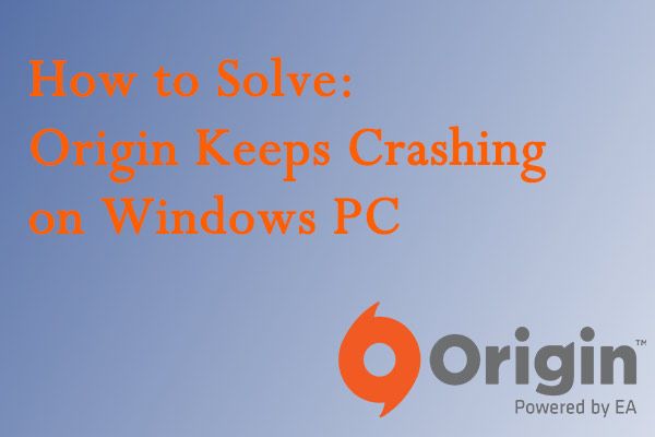 origin blijft crashen thumbnail