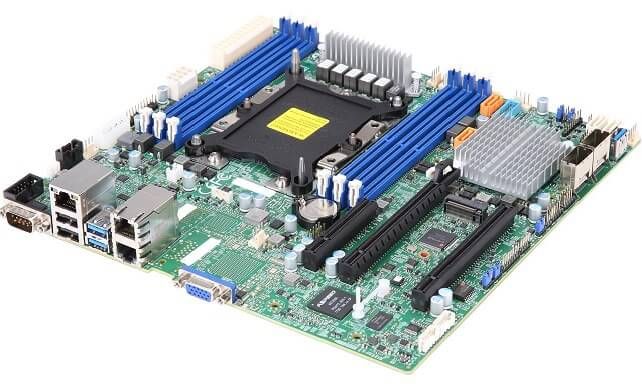 SUPERMICRO MBD-X11SPM-F-O Micro ATX Server Bundkort
