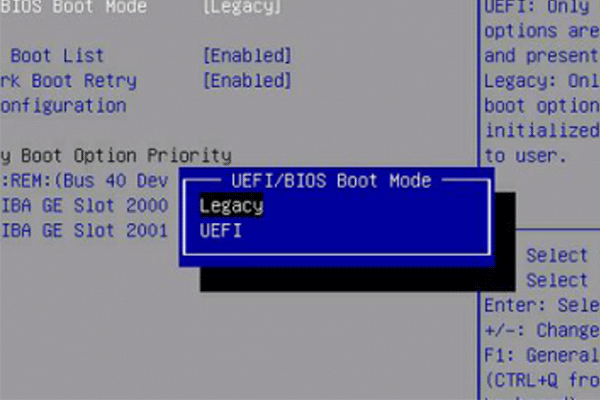 uefi vs bios pisipilt