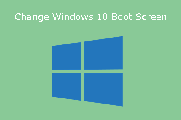 muutke Windows 10 alglaadimiskuva