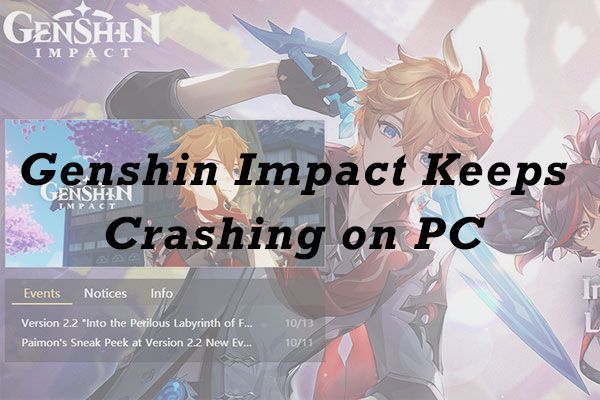 waarom blijft genshin-impact thumbnail crashen?