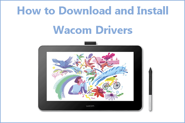 Изтегляне на драйвер за wacom