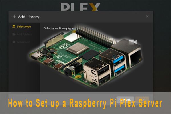 raspberry pi plex server miniatuur