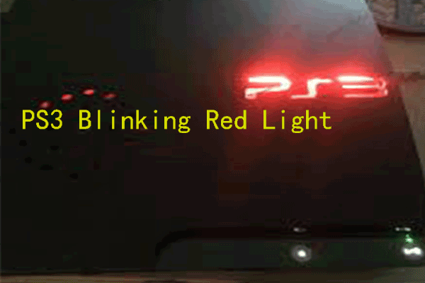 miniaturebillede for ps3 blinkende rødt lys