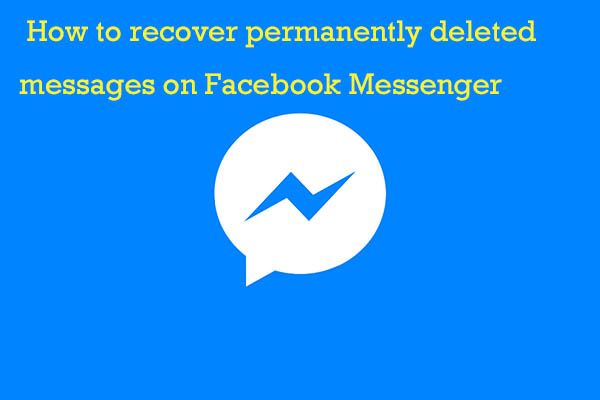 gendan permanent slettede beskeder på facebook messenger thumbnail