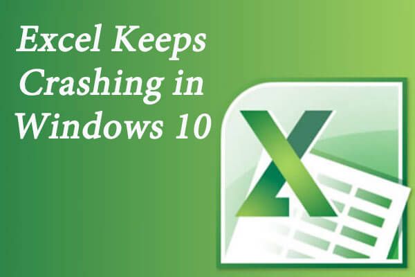 excel bliver ved med at nedbryde thumbnail