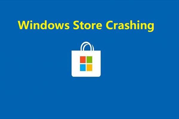 Windows Store crasht miniatuur