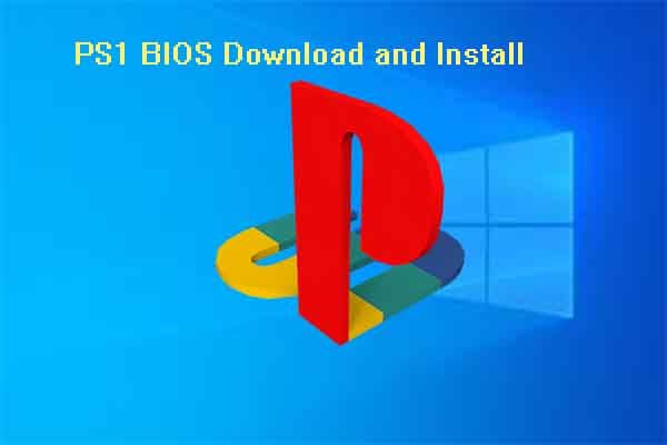 ps1 bios-miniatuur