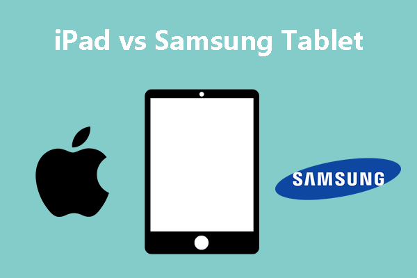 iPad versus Samsung-tablet