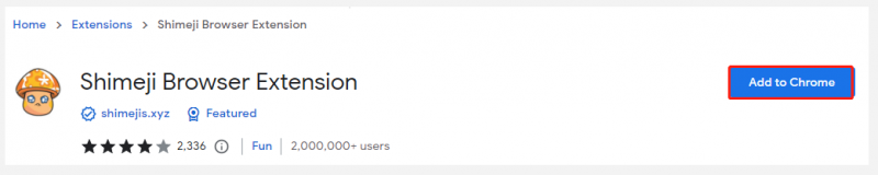   klik på Føj til Chrome