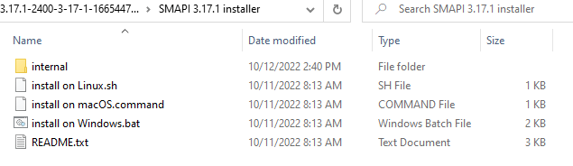   SMAPI installationsprogram