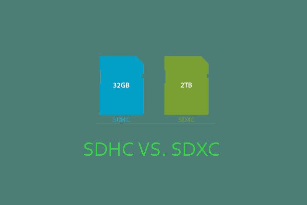 sdhc vs sdxc pisipilt