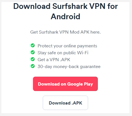 скачать Surfshark для Android