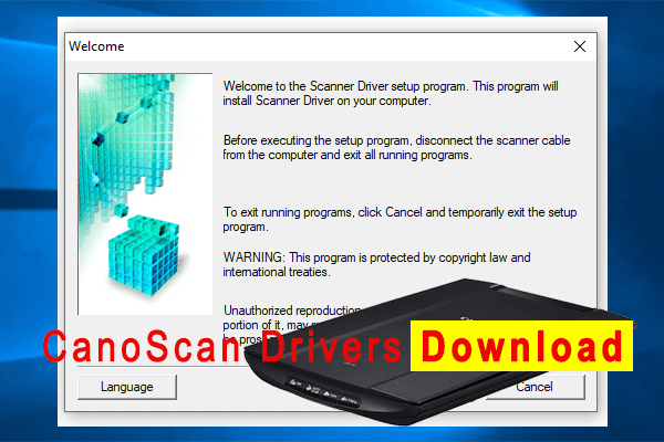 CanoScan drivere