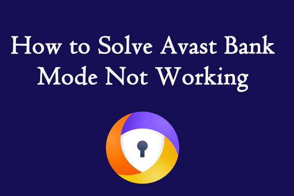 avast bank-tilstand fungerer ikke thumbnail