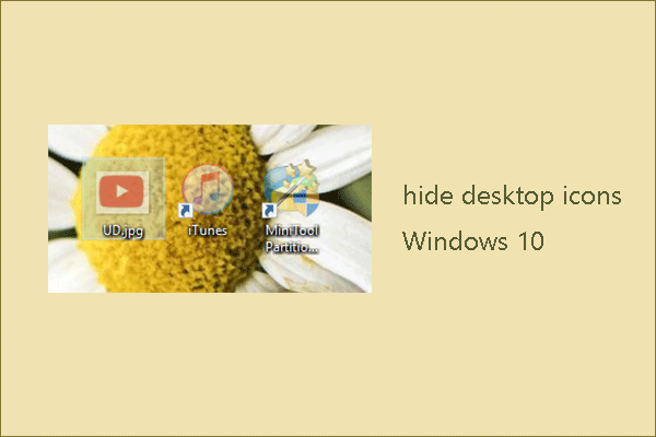 verberg bureaubladpictogrammen windows 10 thumbnail