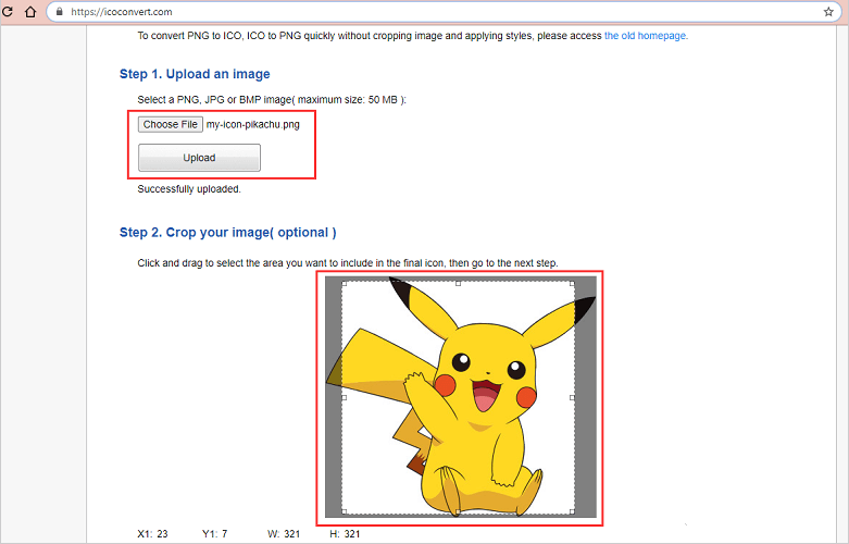upload een afbeelding