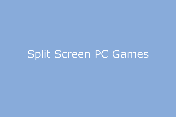 pc-games met gesplitst scherm