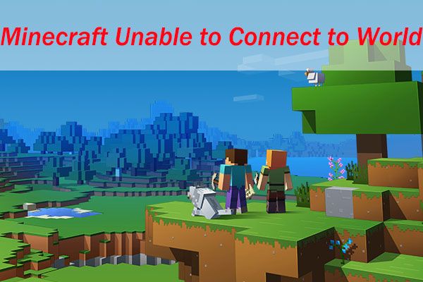 minecraft kan geen verbinding maken met wereldminiatuur