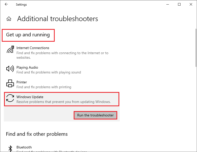 запустить средство устранения неполадок Центра обновления Windows