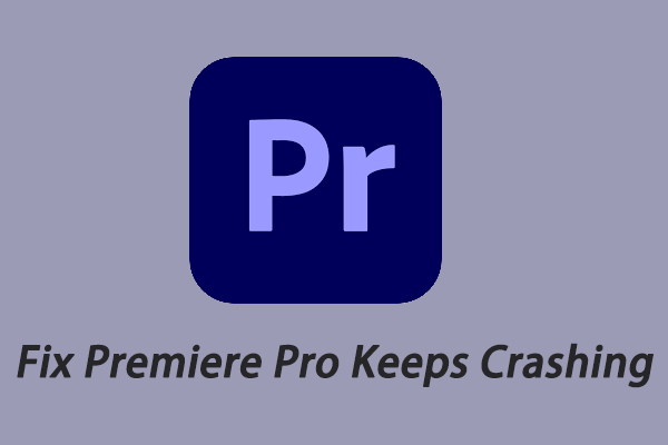 Premiere Pro blijft crashen