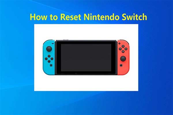 nintendo switch-miniatuur resetten