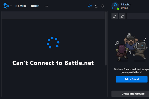 ei voi muodostaa yhteyttä Battle.netiin