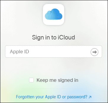 влезте в iCloud