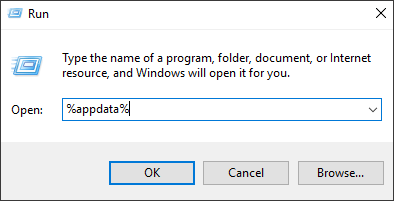 typ %appdata%