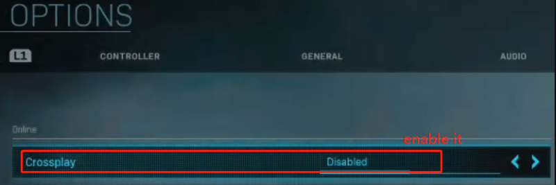 aktiver Crossplay for Warzone