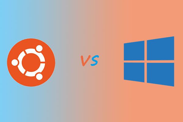 миниатюра на ubuntu срещу windows