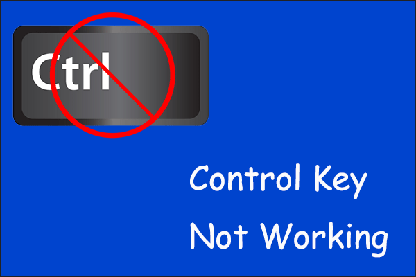 kontroltasten virker ikke thumbnail