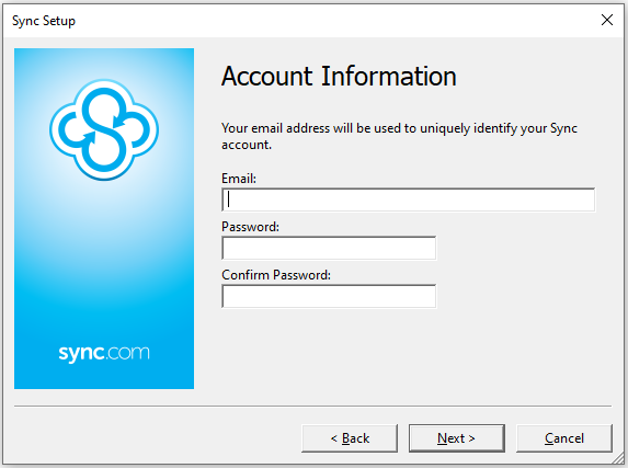 installeer Sync.com