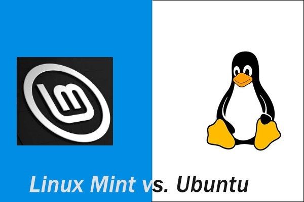 linux mint vs ubuntu miniatuur