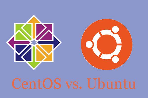 centos vs ubuntu miniatuur
