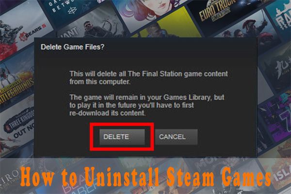 hoe je Steam Games-miniatuur kunt verwijderen