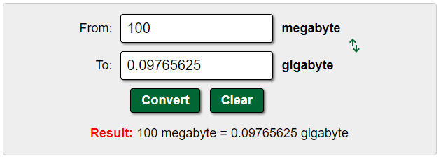 zie het conversieresultaat
