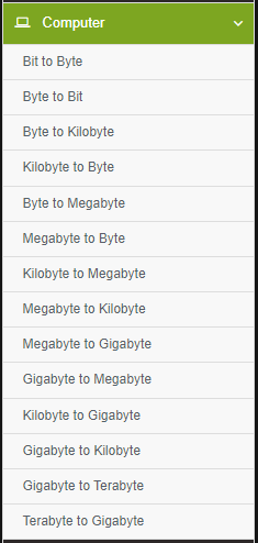 conversie op computer