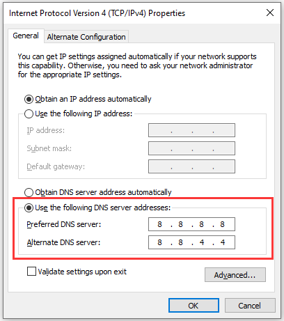 DNS-serveradressen wijzigen