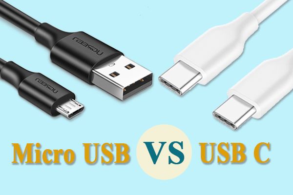 micro usb vs usb c miniatuur