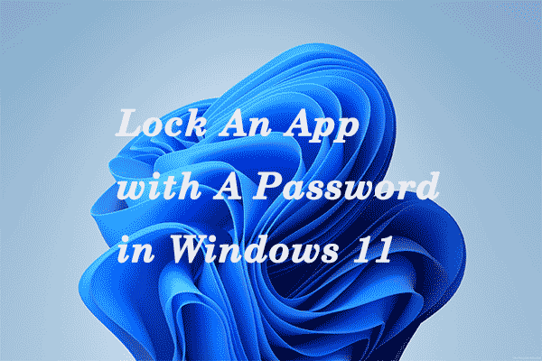hvordan man låser app med adgangskode win 11 thumbnail